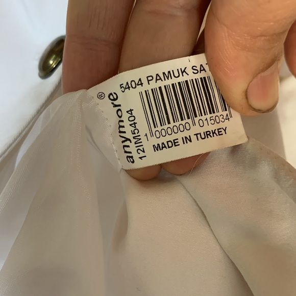 Twee Coastal Women's Small White Blazer Jacket Preppy Academia Career Stretchy - Picture 5 of 6